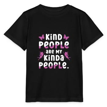 Les gens sympathiques sont mon genre de personnes - T-shirt bio MINI CREATOR Stanley/Stella Enfant - noir - Devant - Mikhail (115cm)