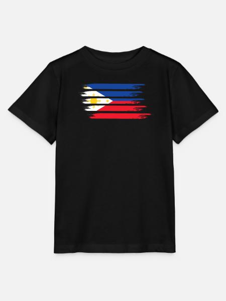 Philippinen Flagge - Stanley/Stella Kinder T-Shirt MINI CREATOR - Schwarz