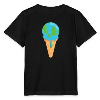 Faire fondre la terre de glace - T-shirt bio MINI CREATOR Stanley/Stella Enfant - noir - Devant - Mikhail (115cm)