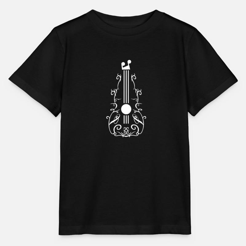 Instrument Cello Ornamente - Stanley/Stella Kinder T-Shirt MINI CREATOR  - Schwarz