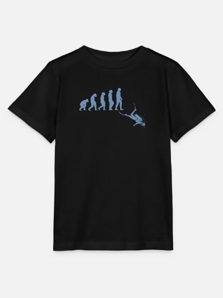 Taucher Evolution Tshirt - Stanley/Stella Kinder T-Shirt MINI CREATOR  - Schwarz