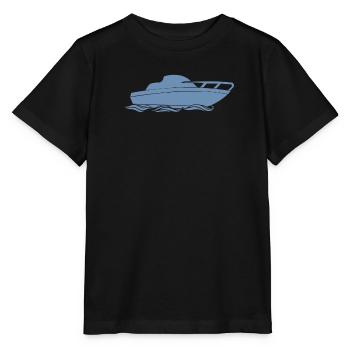 Conception de bateaux à moteur pour les plaisanciers à moteur - T-shirt bio MINI CREATOR Stanley/Stella Enfant - noir - Devant - Mikhail (115cm)