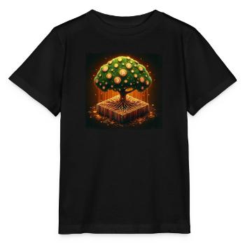 Bitcoin Digital Gold Store of Value - Stanley/Stella MINI CREATOR Kids’ T-Shirt - black - Front - Mikhail (115cm)