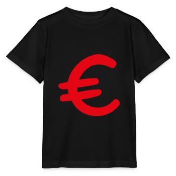 Monnaie Monnaie Euro Signe - T-shirt bio MINI CREATOR Stanley/Stella Enfant - noir - Devant - Mikhail (115cm)