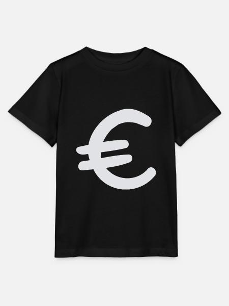 Euro Zeichen - Stanley/Stella Kinder T-Shirt MINI CREATOR - Schwarz