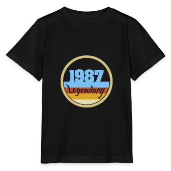 Légendaire 1987 - T-shirt bio MINI CREATOR Stanley/Stella Enfant - noir - Devant - Mikhail (115cm)