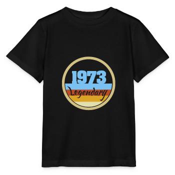 Légendaire 1973 - T-shirt bio MINI CREATOR Stanley/Stella Enfant - noir - Devant - Mikhail (115cm)
