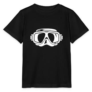Diving Mask Logo Style - Stanley/Stella MINI CREATOR Kids’ T-Shirt - black - Front - Mikhail (115cm)