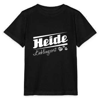Heide - Lieblingsort mit Stadtnamen - Stanley/Stella Kinder T-Shirt MINI CREATOR  - Schwarz - Vorne - Mikhail (115cm)