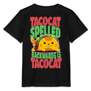 Taco - Stanley/Stella Kinder T-Shirt MINI CREATOR  - Schwarz - Vorne - Mikhail (115cm)