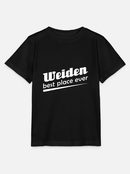 Weiden - Stadt best place ever - Stanley/Stella Kinder T-Shirt MINI CREATOR - Schwarz