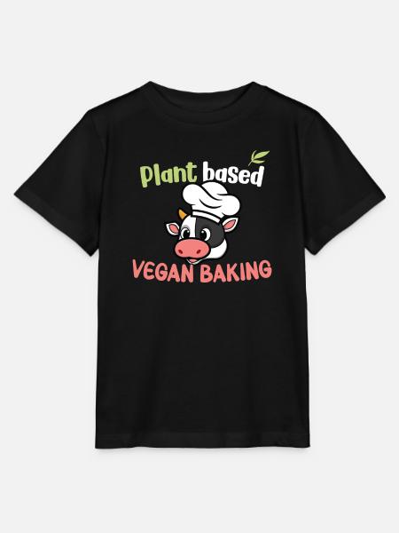 Plant based - Vegan Baking - Stanley/Stella Kinder T-Shirt MINI CREATOR - Schwarz