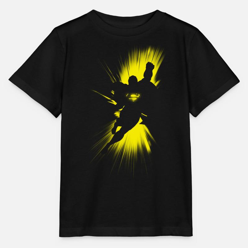 Superman Shadow - Stanley/Stella Kinder T-Shirt MINI CREATOR - Schwarz