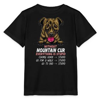 Ohne Berghund ist alles doof - Stanley/Stella Kinder T-Shirt MINI CREATOR  - Schwarz - Vorne - Mikhail (115cm)