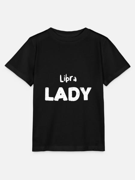 Libra Lady - Astrology - Stanley/Stella Kinder T-Shirt MINI CREATOR - Schwarz