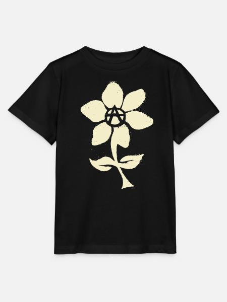 anarchistische Blüte - Stanley/Stella Kinder T-Shirt MINI CREATOR - Schwarz