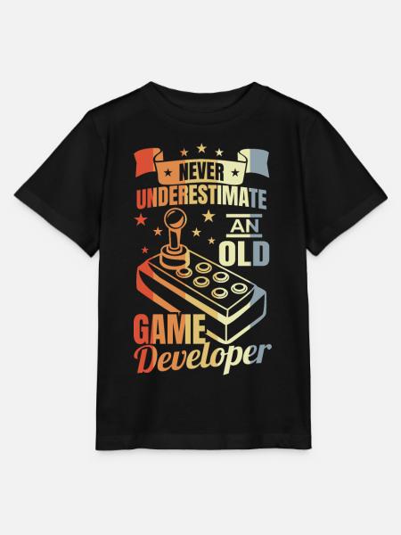 Spielentwickler Opa - Stanley/Stella Kinder T-Shirt MINI CREATOR - Schwarz