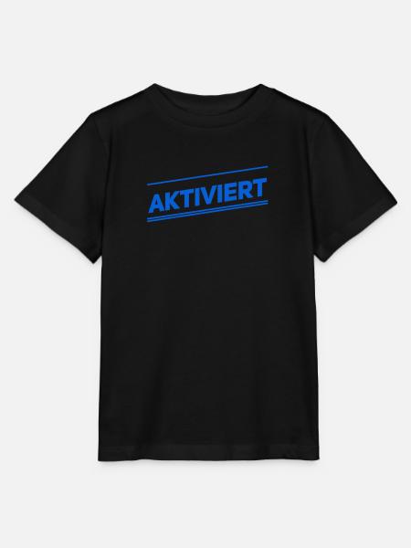 ich wurde aktiviert - Stanley/Stella Kinder T-Shirt MINI CREATOR - Schwarz