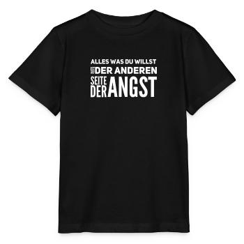 die Angst ist dein Freund - Stanley/Stella Kinder T-Shirt MINI CREATOR  - Schwarz - Vorne - Mikhail (115cm)