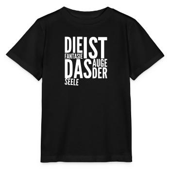 die Fantasie der Seele - Stanley/Stella Kinder T-Shirt MINI CREATOR  - Schwarz - Vorne - Mikhail (115cm)