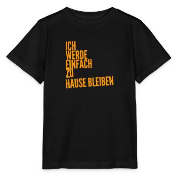 keine Lust auf Party - Stanley/Stella Kinder T-Shirt MINI CREATOR  - Schwarz - Vorne - Mikhail (115cm)