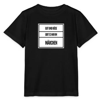 Märchen sind nicht mein Ding - Stanley/Stella Kinder T-Shirt MINI CREATOR  - Schwarz - Vorne - Mikhail (115cm)