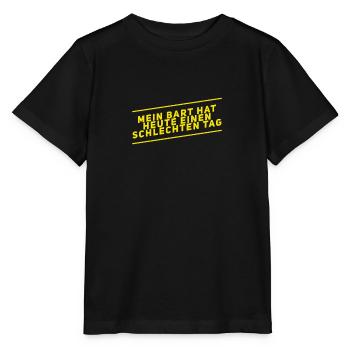 ich und mein Bart - Stanley/Stella Kinder T-Shirt MINI CREATOR  - Schwarz - Vorne - Mikhail (115cm)