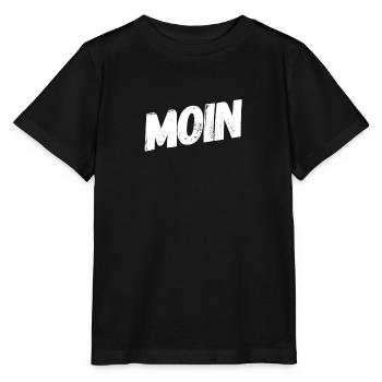 guten Morgen auf norddeutsch - Stanley/Stella Kinder T-Shirt MINI CREATOR  - Schwarz - Vorne - Mikhail (115cm)