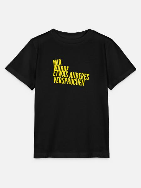 das war ein Versprechen - Stanley/Stella Kinder T-Shirt MINI CREATOR - Schwarz