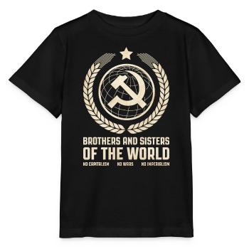 Internationalisme communiste - T-shirt bio MINI CREATOR Stanley/Stella Enfant - noir - Devant - Mikhail (115cm)