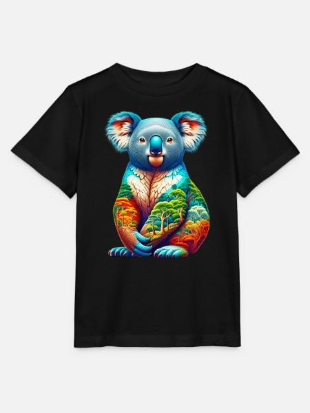 Koala - Stanley/Stella Kinder T-Shirt MINI CREATOR - Schwarz