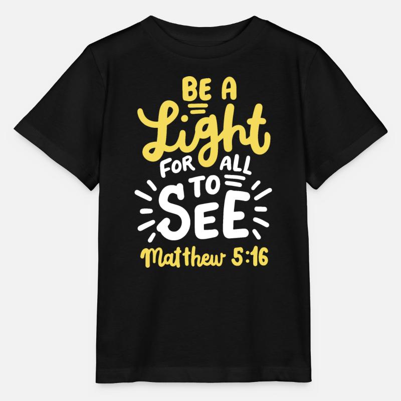 Christlich Bibelvers Motivation - Stanley/Stella Kinder T-Shirt MINI CREATOR  - Schwarz