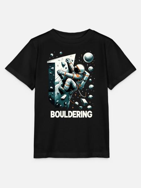 Bouldern Astronaut Raumfahrer Geschenk - Stanley/Stella Kinder T-Shirt MINI CREATOR  - Schwarz