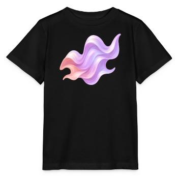 Liquid Waves - Stanley/Stella MINI CREATOR Kids’ T-Shirt - black - Front - Mikhail (115cm)