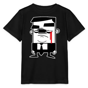 Hombre Grises : Anonymous, Liberté et protestation - T-shirt bio MINI CREATOR Stanley/Stella Enfant - noir - Devant - Mikhail (115cm)