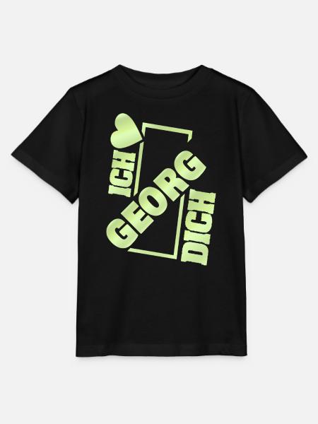 Liebe Georg - Stanley/Stella Kinder T-Shirt MINI CREATOR  - Schwarz
