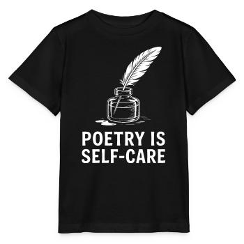Poesie als Selbstfürsorge - Stanley/Stella Kinder T-Shirt MINI CREATOR  - Schwarz - Vorne - Mikhail (115cm)