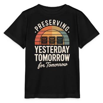 Préserver hier pour demain - T-shirt bio MINI CREATOR Stanley/Stella Enfant - noir - Devant - Mikhail (115cm)