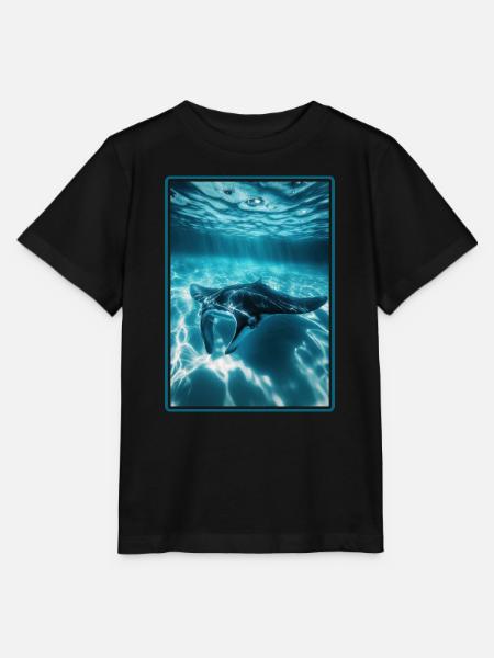 Rochen Mantarochen - Stanley/Stella Kinder T-Shirt MINI CREATOR - Schwarz