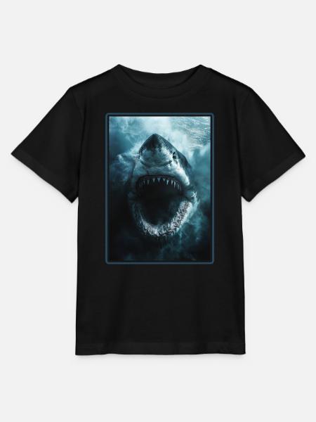 Haie Hai - Stanley/Stella Kinder T-Shirt MINI CREATOR  - Schwarz