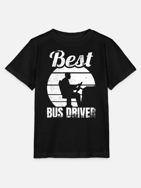 Best Bus Driver - Stanley/Stella Kinder T-Shirt MINI CREATOR - Schwarz