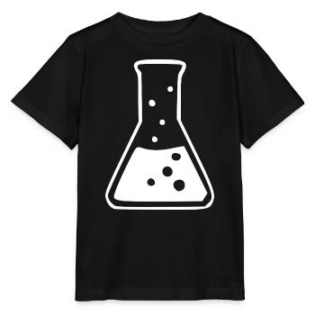 Chemie_Symbol_schwarzweiss_Wissenschaft_science - Stanley/Stella MINI CREATOR Kids’ T-Shirt - black - Front - Mikhail (115cm)