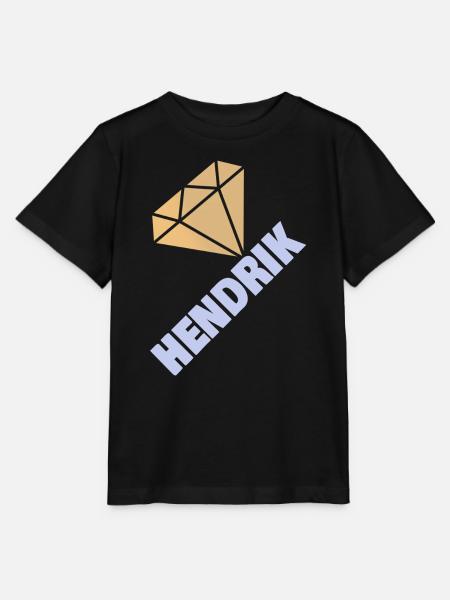 Diamant Hendrik - Stanley/Stella Kinder T-Shirt MINI CREATOR  - Schwarz