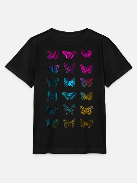 SCHMETTERLING FALTER - Stanley/Stella Kinder T-Shirt MINI CREATOR  - Schwarz