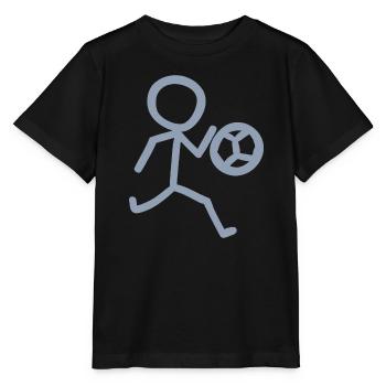 Footballer Minimalist - Stanley/Stella MINI CREATOR Kids’ T-Shirt - black - Front - Mikhail (115cm)