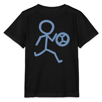 Footballer Minimalist - Stanley/Stella MINI CREATOR Kids’ T-Shirt - black - Front - Mikhail (115cm)