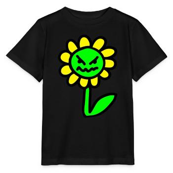 méchant Fleur - 3 - T-shirt bio MINI CREATOR Stanley/Stella Enfant - noir - Devant - Mikhail (115cm)