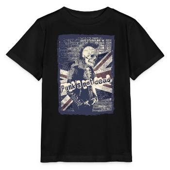 Punks not dead - Stanley/Stella MINI CREATOR Kids’ T-Shirt - black - Front - Mikhail (115cm)
