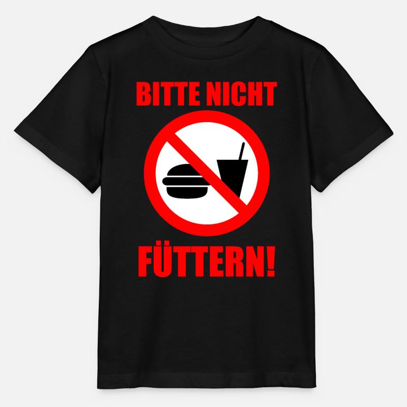 Bitte nicht füttern! - Stanley/Stella Kinder T-Shirt MINI CREATOR  - Schwarz