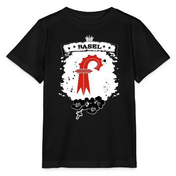 Basel Canton - Stanley/Stella MINI CREATOR Kids’ T-Shirt - black - Front - Mikhail (115cm)